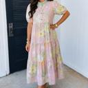  Blush Garden Tea Party Maxi Dress