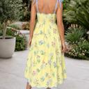  Buttercup Meadow Scallop Midi Dress