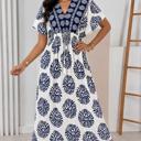  Santorini Seashell Breeze Maxi Dress
