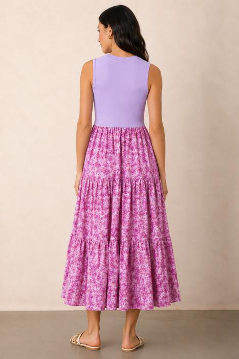 Lavender Bloom Harmony Maxi Dress