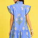  Bluebell Scallop Breeze Mini Dress
