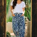  Bluebell Bloom Barrel Leg Pants