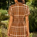  Maple Grove Plaid Shirt Dress