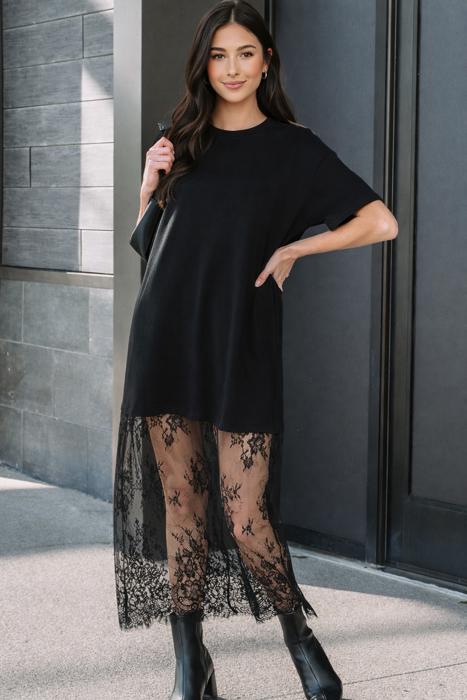 Midnight Veil Tee Dress