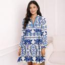  Mediterranean Breeze Boho Dress