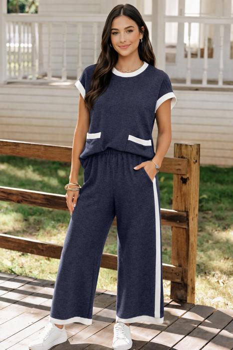 Navy Glow Lounge Set