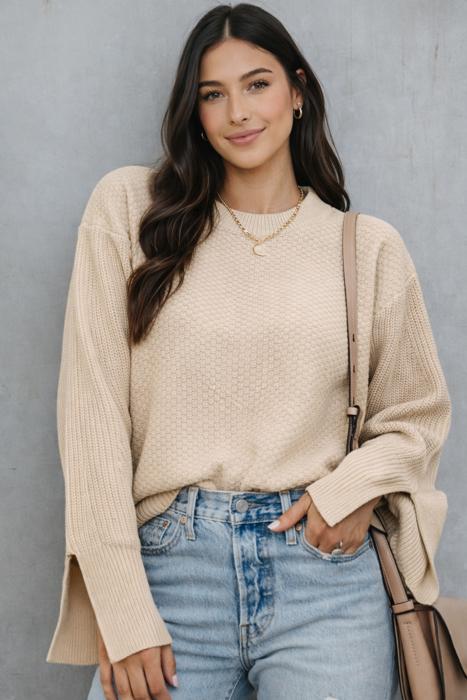 Honeycomb Whisper Sweater