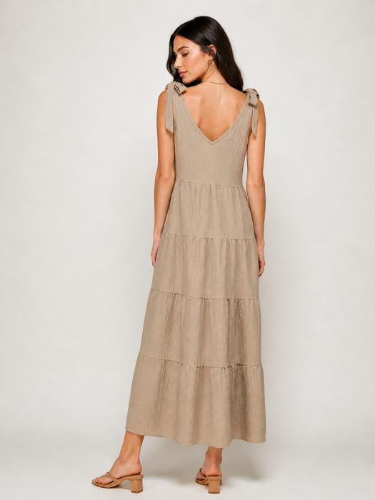 Sunlit Shores Tiered Maxi Dress