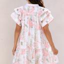  Blush Garden Whisper Ruffle Dress