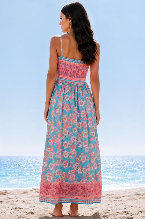 Coral Coast Blossom Maxi Dress