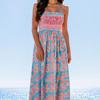 Coral Coast Blossom Maxi Dress
