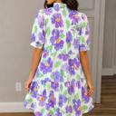  Lavender Muse Floral Babydoll Dress