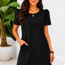  Midnight Bow Affair Mini Dress