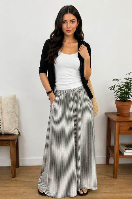 Harbor Line Palazzo Pants