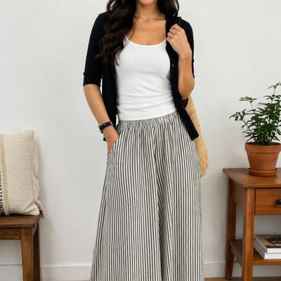 Harbor Line Palazzo Pants