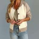  Cozy Harmony Colorblock Cardigan