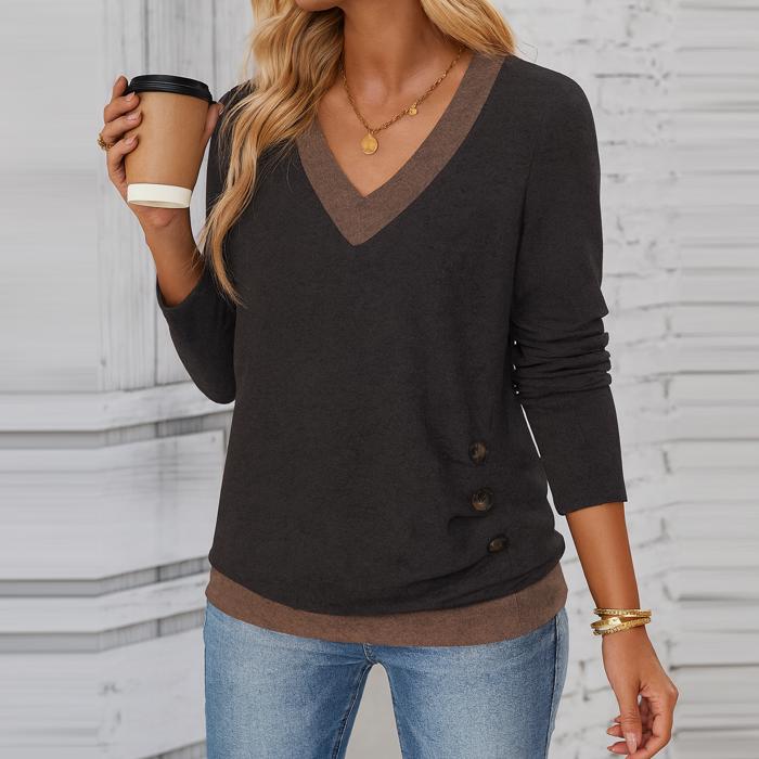 Midnight Mocha Slimline Knit Top