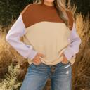  Harvest Hues Colorblock Sweater
