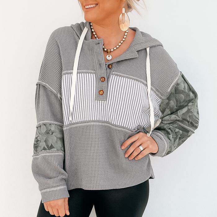 Urban RemiWaffle Knit Hoodie
