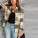  Mocha Patchwork Shacket