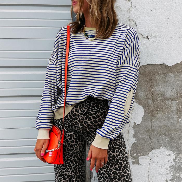 City Muse Striped Pullover