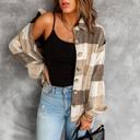  Mocha Patchwork Shacket