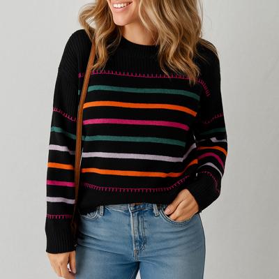 Midnight Carnival Stripe Sweater