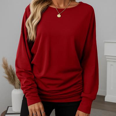 Crimson Ease Dolman Top