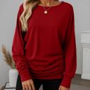  Crimson Ease Dolman Top