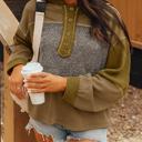 Green Small Timber Trail Henley Hoodie