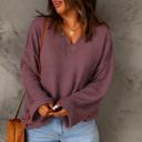 Mauve Bliss Waffle Knit Top