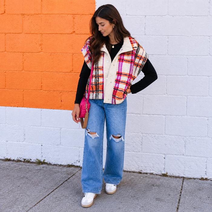 Sunset Glow Sherpa Vest