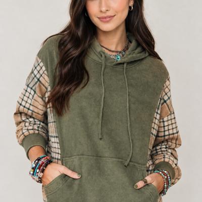 Countryside Cozy Plaid Hoodie