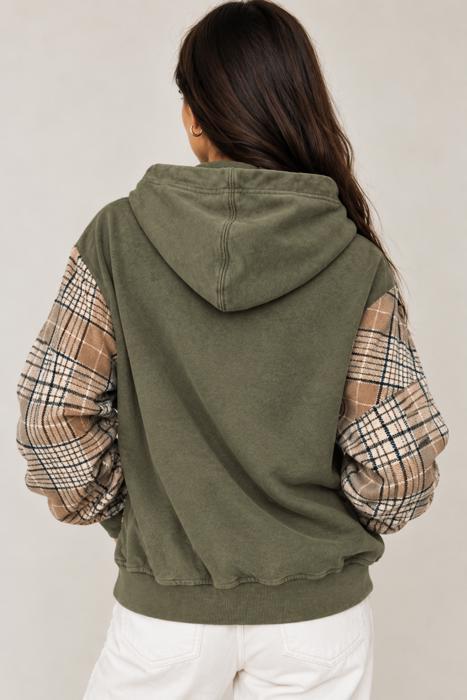 Countryside Cozy Plaid Hoodie