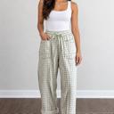  Evergreen Plaid Pocket Pants