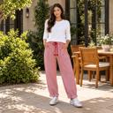  Red Stripe Relaxed Pants