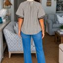  City Stripe Polo Blouse