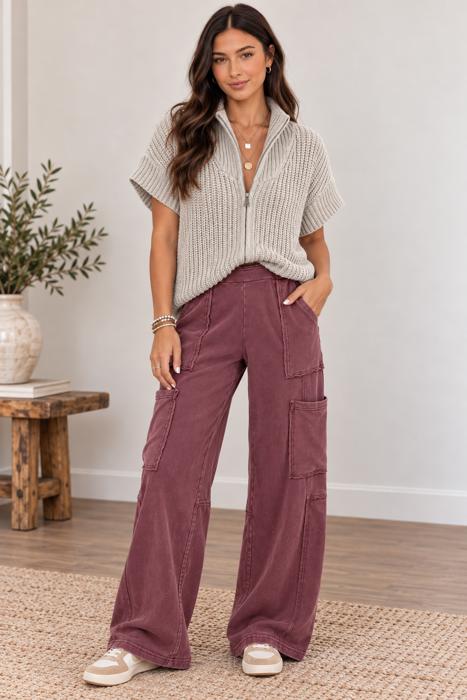 Vintage Mineral Cargo Joggers