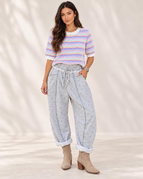 Soft Bloom Easy Pants