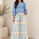 Blue Garden Lace Pants
