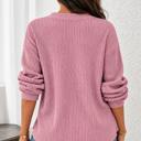  Misty Pink Knit Henley