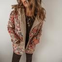 Boho Bloom Sherpa Jacket