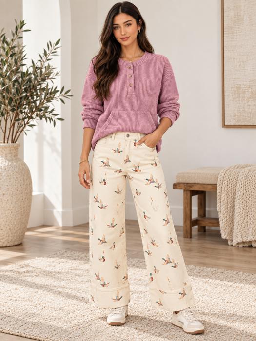 Mallard Meadow Cuffed Jeans