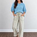  Evergreen Plaid Pocket Pants