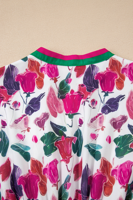 Tropical Bloom Bliss Mini Dress