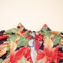  Botanical Bloom Ruffle Mini Dress