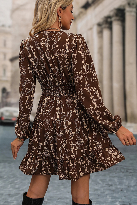 Cocoa Meadow Tiered Dress