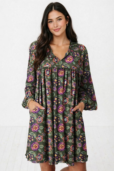 Wild Bloom Boho Dress