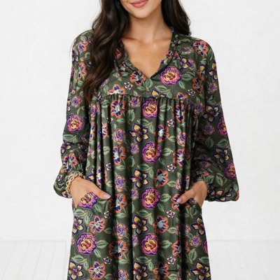 Wild Bloom Boho Dress