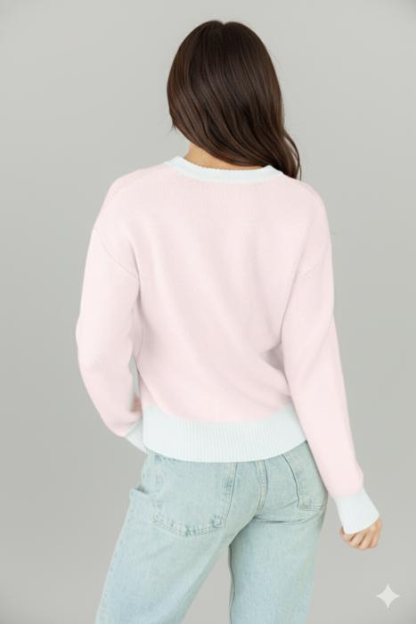 Bow & Berry Cherry Knit Sweater
